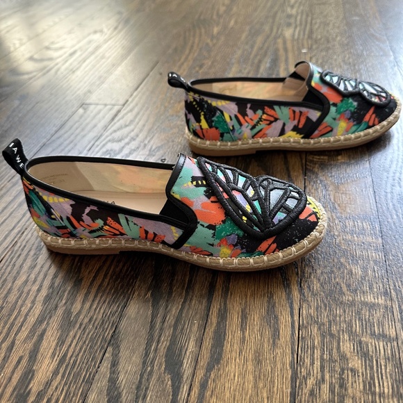 NWT SOPHIA WEBSTER MINI Girls Butterfly Espadrille Flat 33 EU / 1 US - Picture 3 of 8